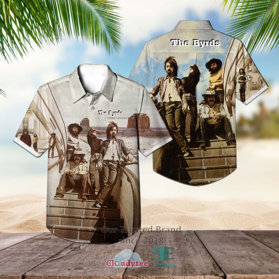 The Byrds Younger Than Yesterday Hawaiian Casual Shirt