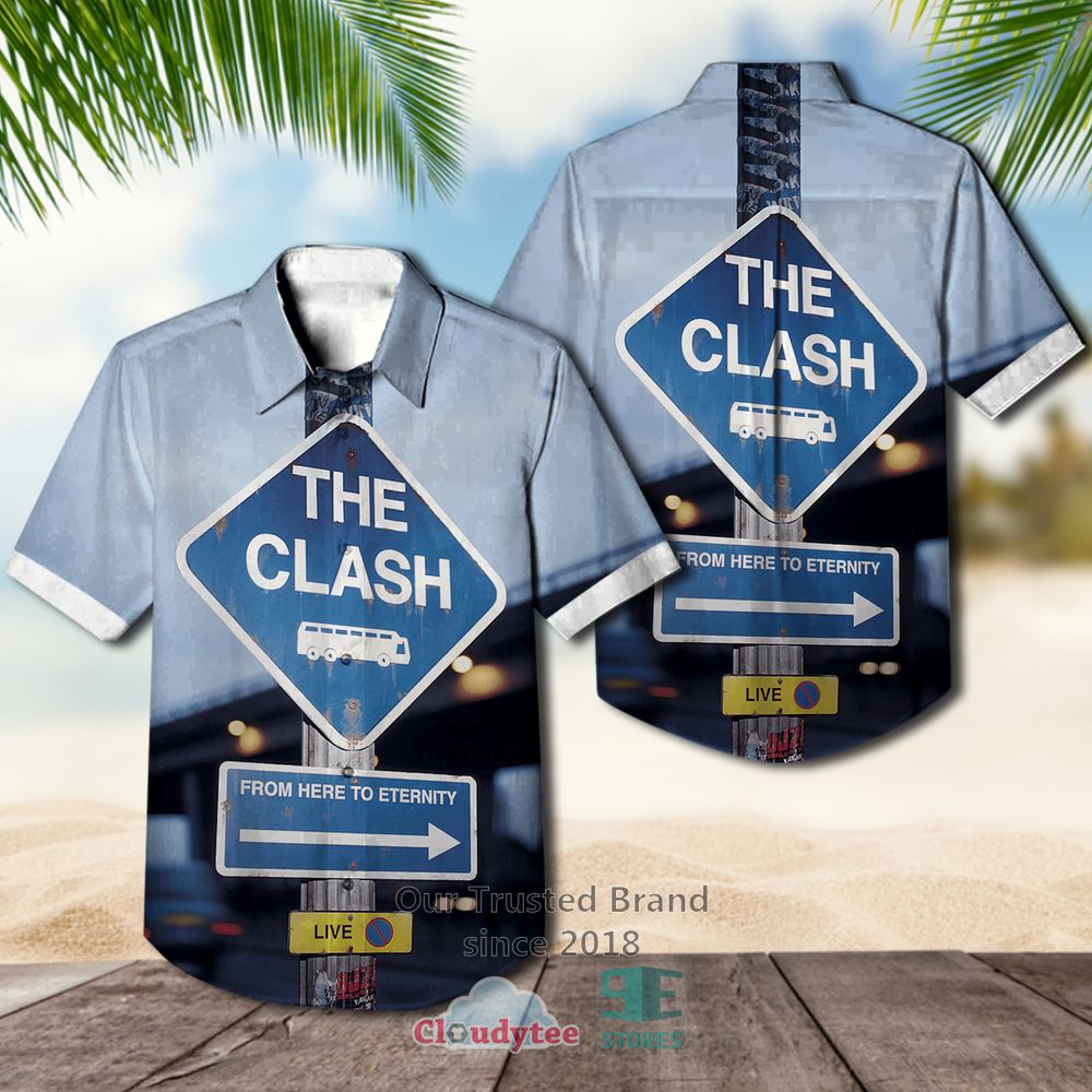 The Clash Band Hawaiian Shirt, Shorts