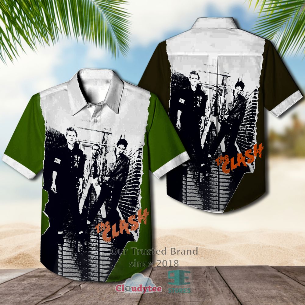 The Clash The Singles Casual Hawaiian Shirt