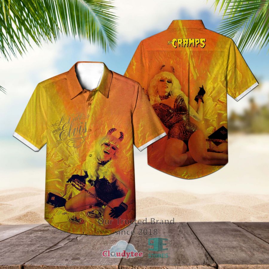 The Cramps Band Fiends of Dope Island Album Hawaiian Shirt