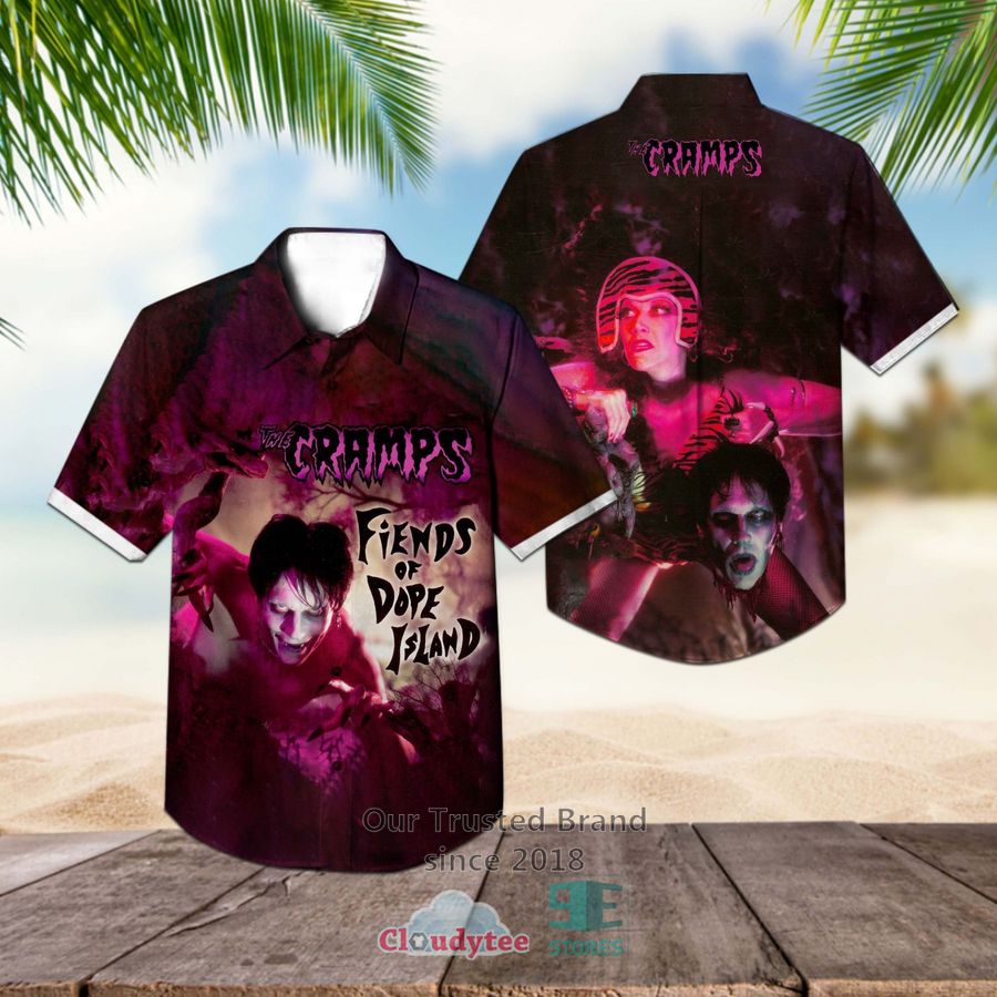 The Cramps Band Psychedelic Jungle Album Hawaiian Shirt