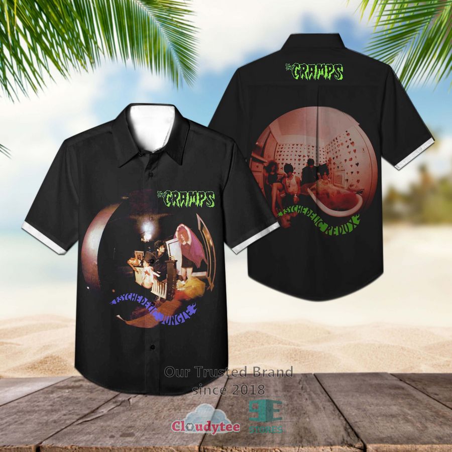 The Cramps Band Fiends of Dope Island Album Hawaiian Shirt