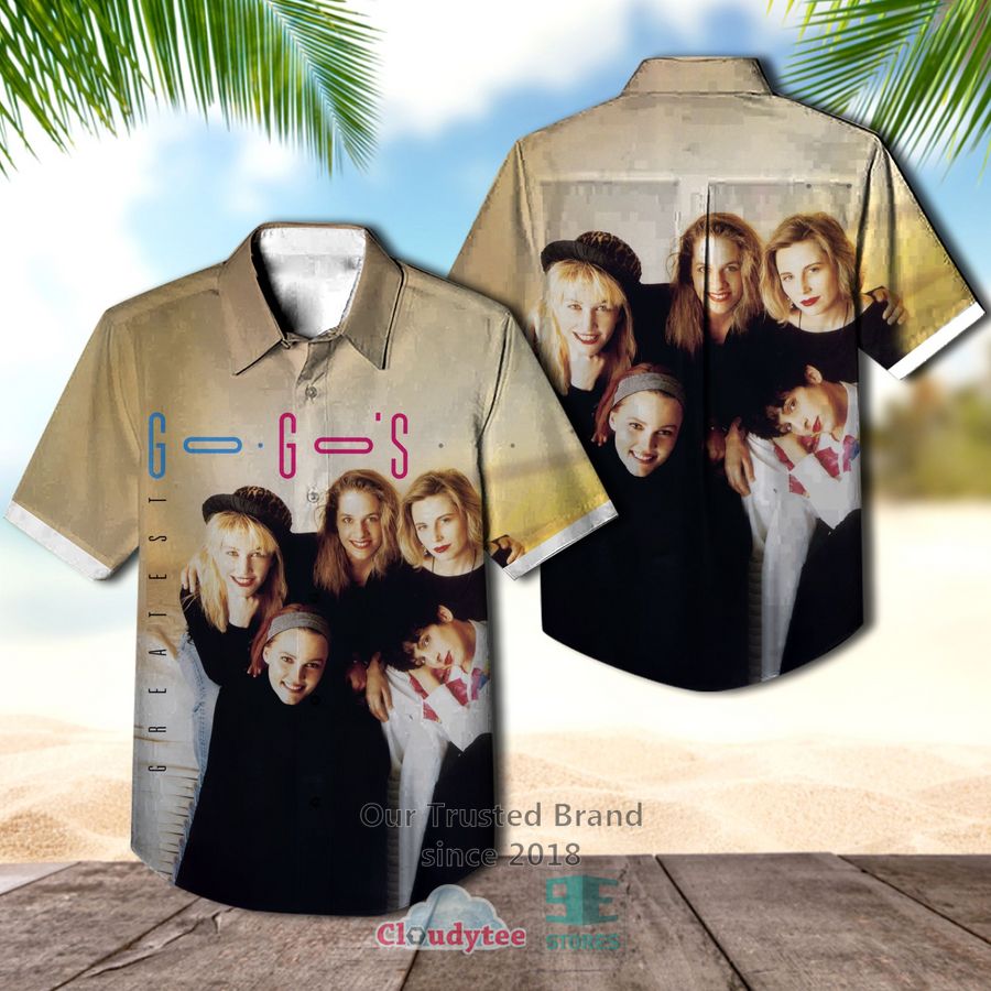 The Go-Go’s Band Beatnik Beach Album Hawaiian Shirt