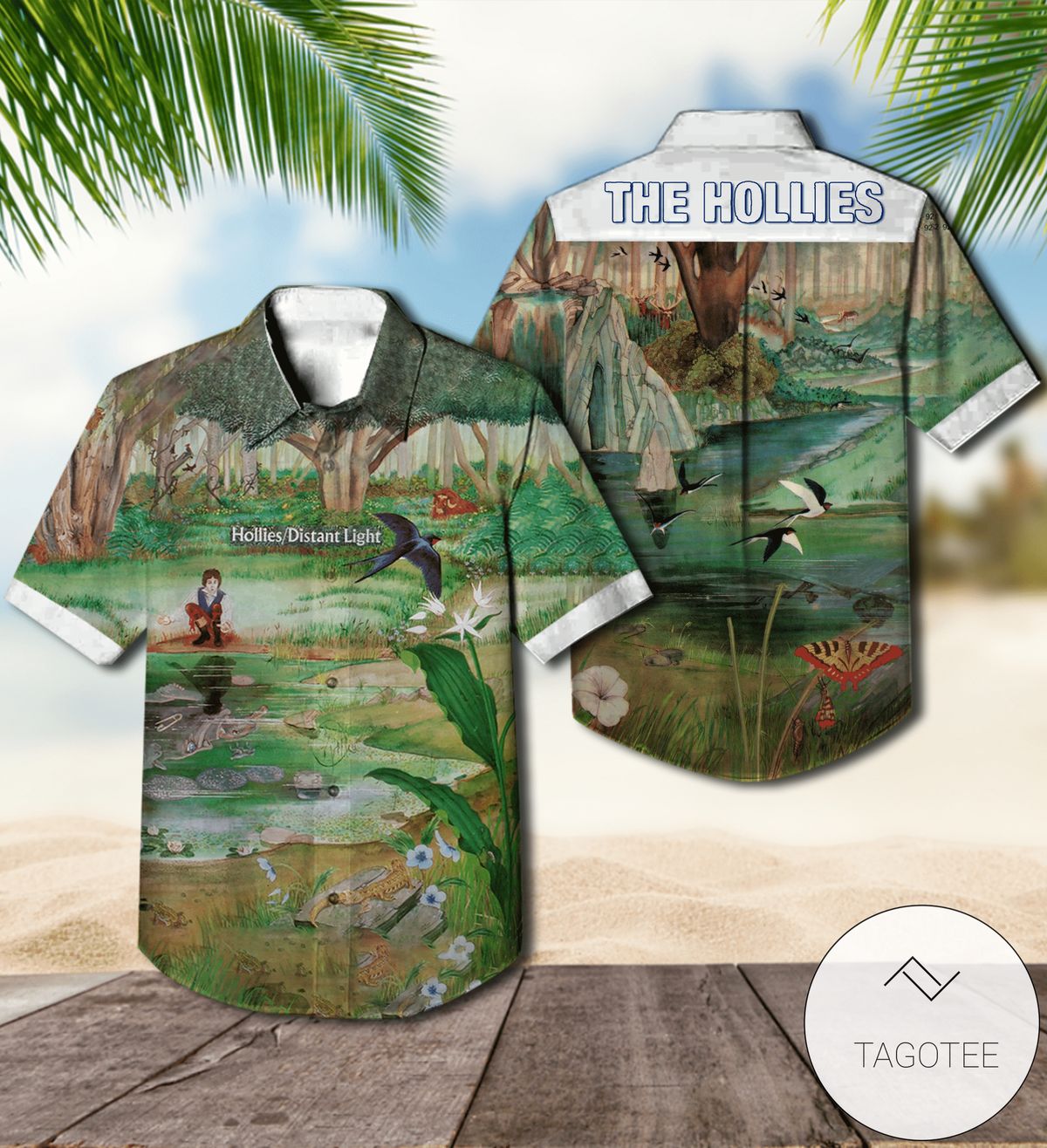 The Hollies Evolution Album Cover Hawaiian Shirt