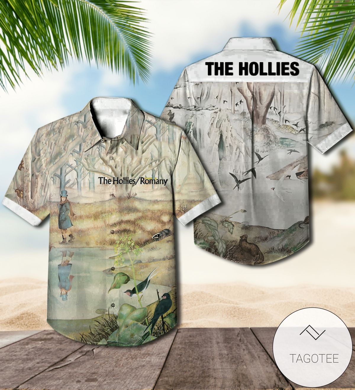 The Hollies Evolution Album Cover Hawaiian Shirt