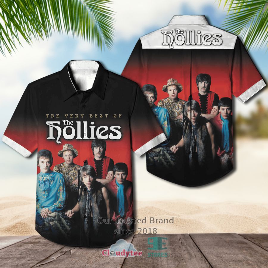 The Hollies Hollies Sing Hollies Casual Hawaiian Shirt