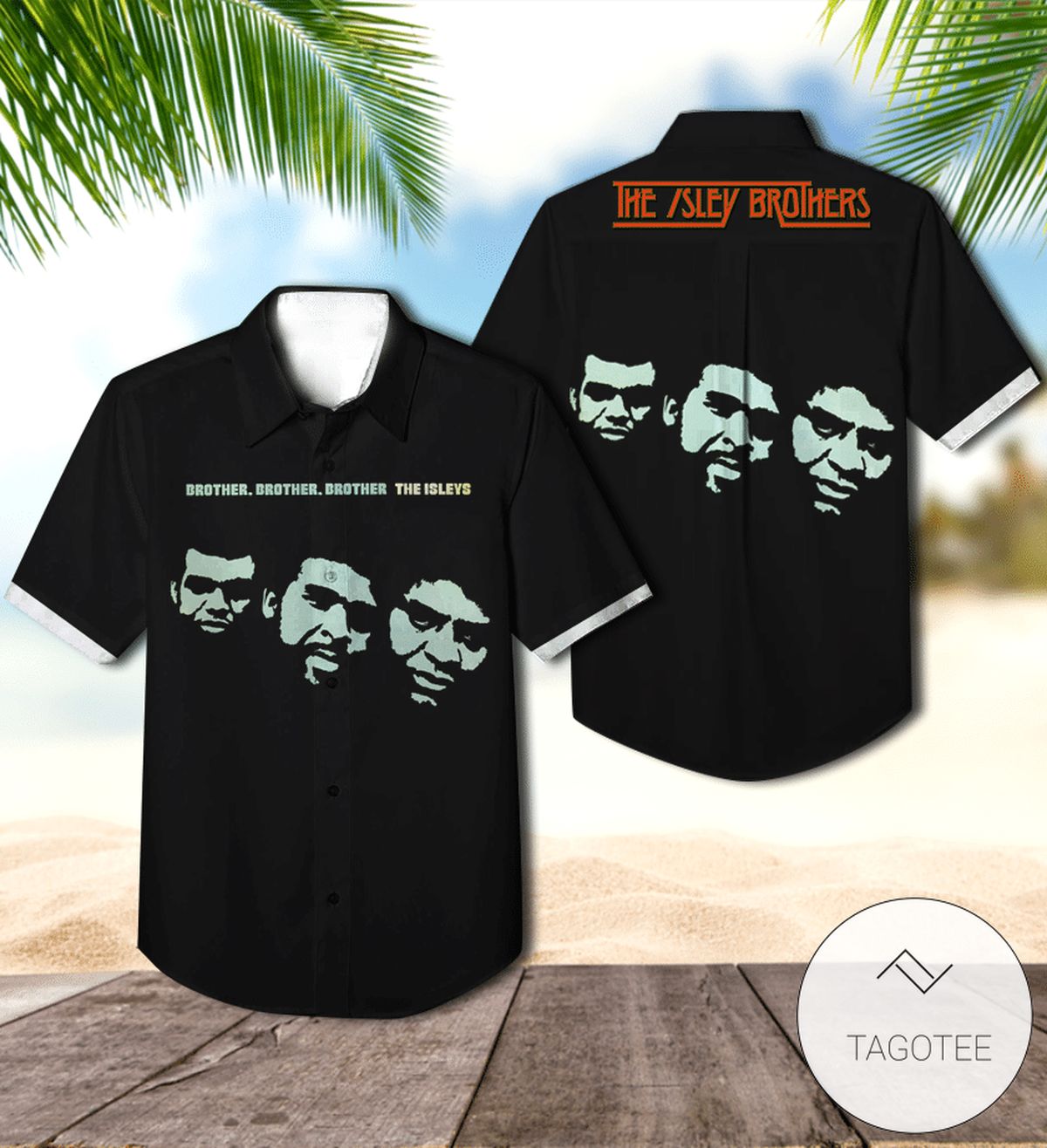 The Isley Brothers Go All The Way Album Cover Hawaiian Shirt