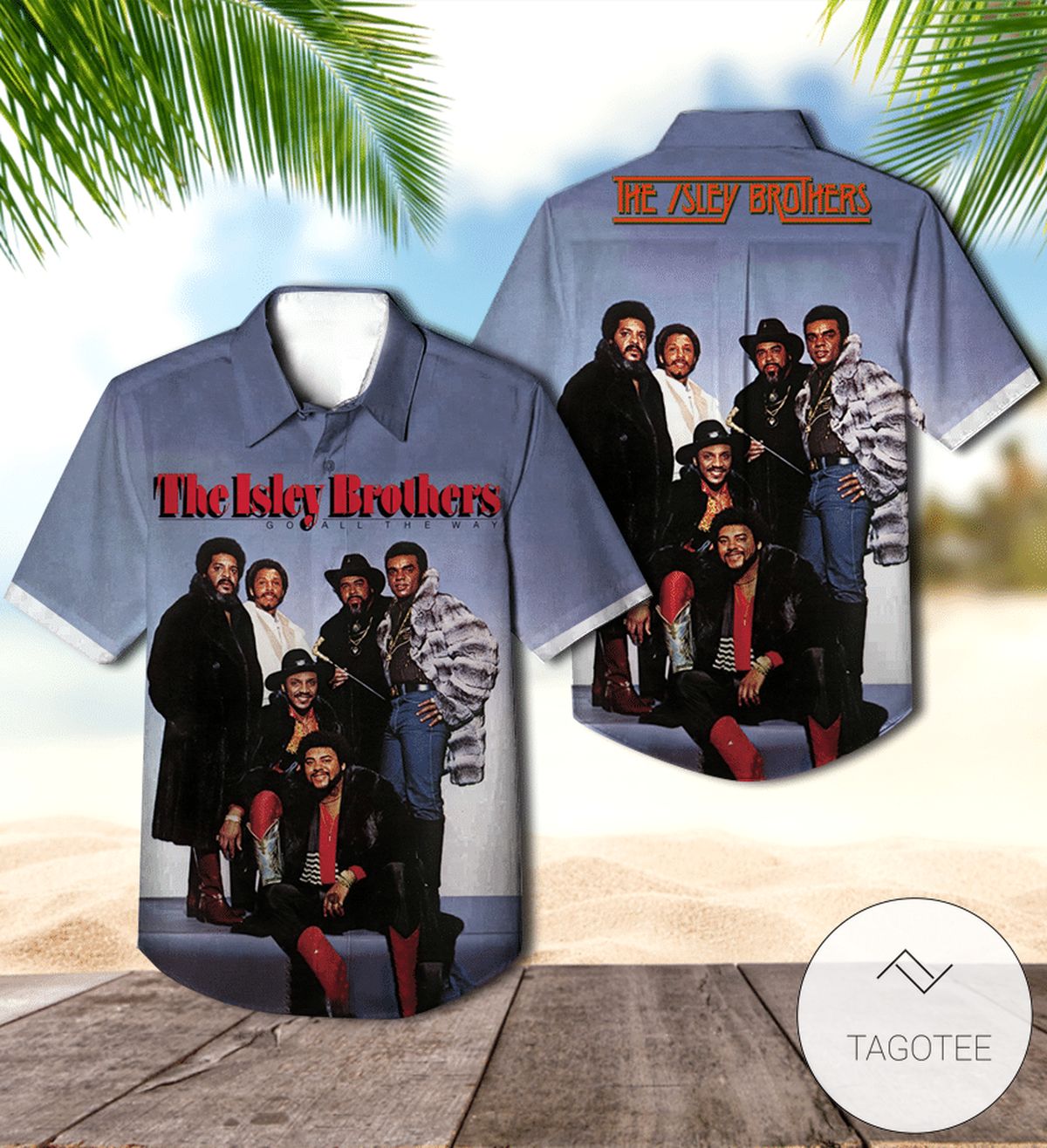 The Isley Brothers Brother, Brother, Brother Album Cover Hawaiian Shirt