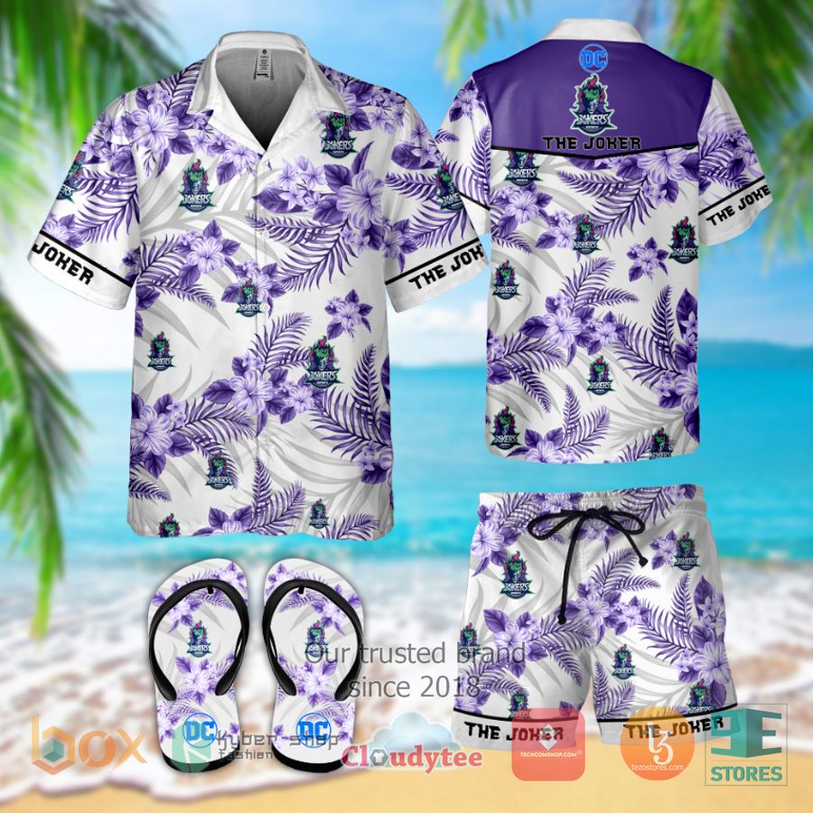 The Joker DC Comics Hawaiian Shirt, Shorts