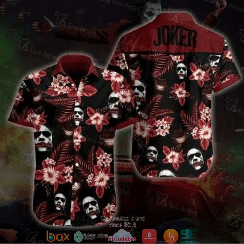 The Joker Joaquin Phoenix Short Sleeve Hawaiian Shirt