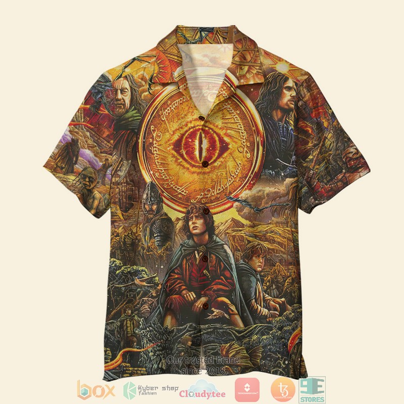 The Lord of the Rings Pattern Hawaiian Shirt