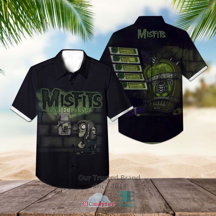 The Misfits Band Land Of The Dead Album Hawaiian Shirt