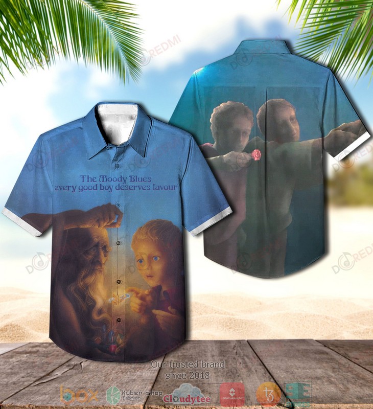 The Moody Blues Every Good Boy Deserves Favour Short Sleeve Hawaiian Shirt