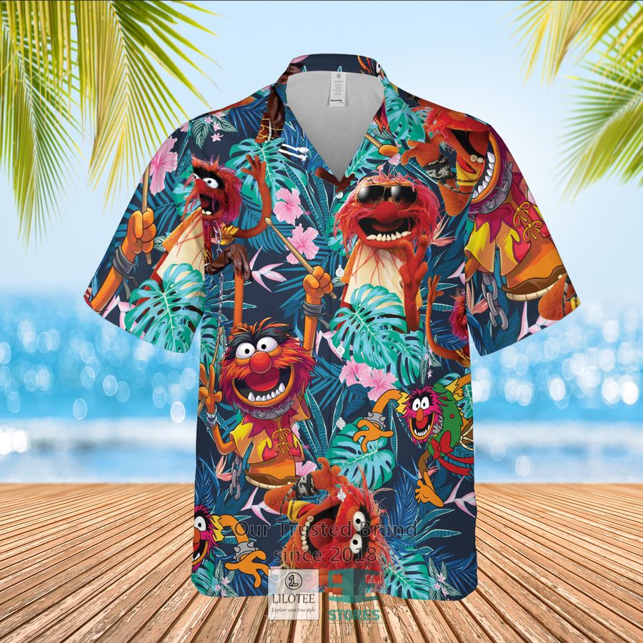 The Muppet Show Animal Hawaiian Shirt, Short