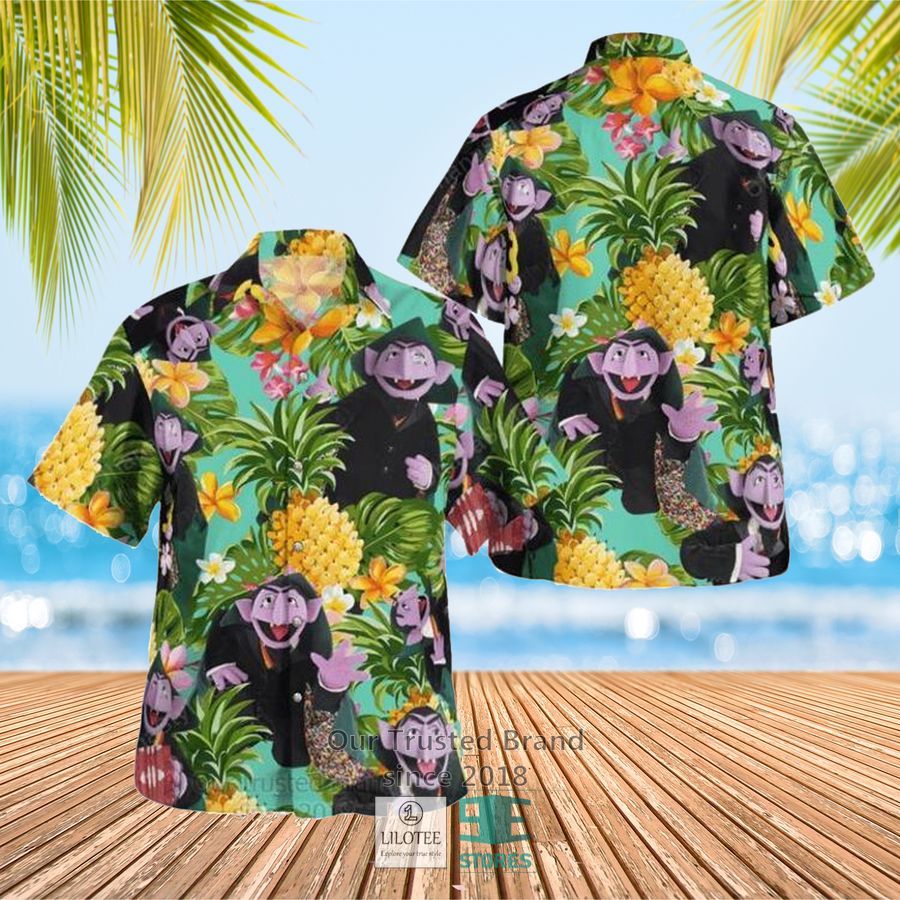 The Muppet Show Chickens Pineapple Hawaiian Shirt