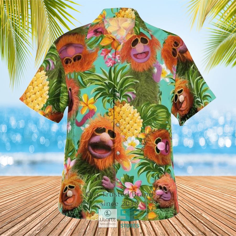 The Muppet Show Fozzie Bear Pineapple Hawaiian Shirt