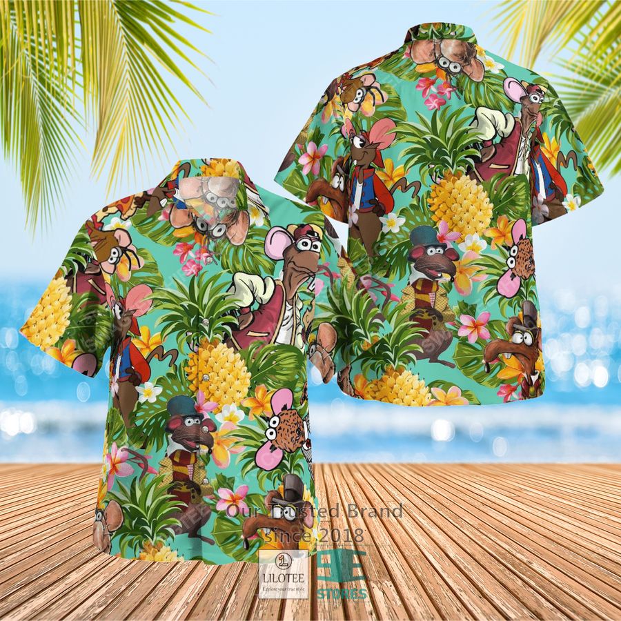 The Muppet Show Statler and Waldorf Pineapple Hawaiian Shirt