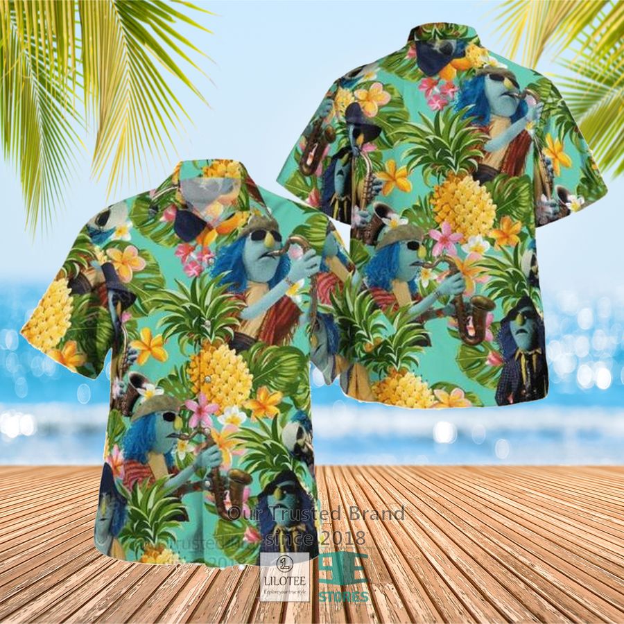 The Muppet Show Statler and Waldorf Pineapple Hawaiian Shirt