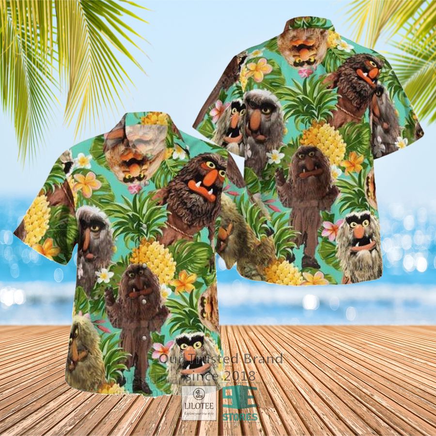 The Muppet Show Sweetums Pineapple Hawaiian Shirt