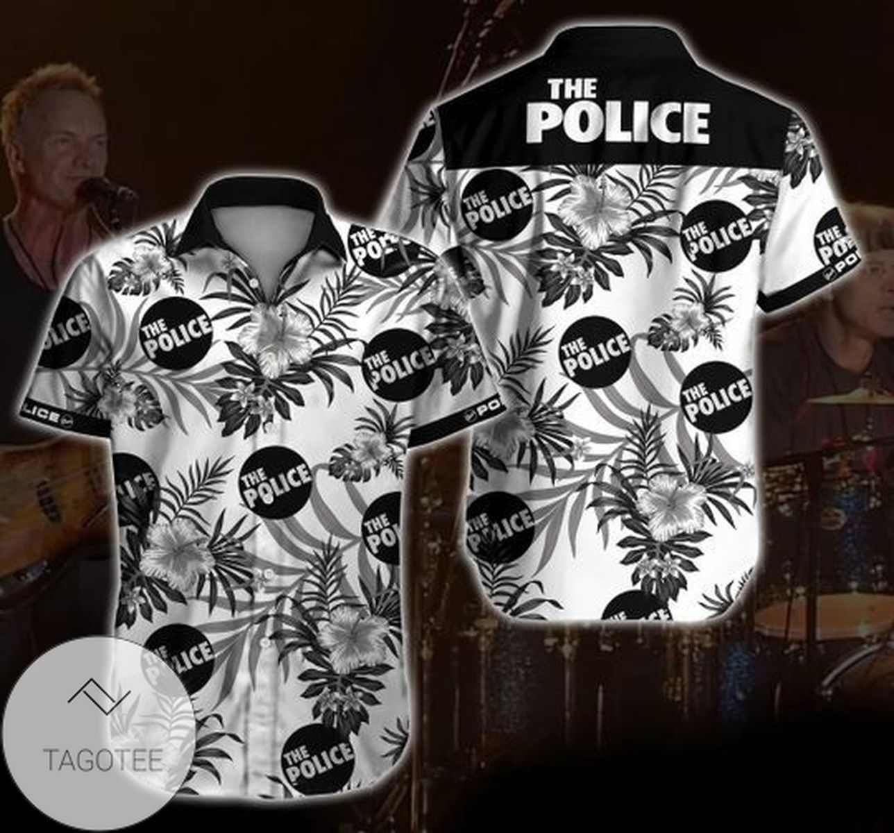 The Police Hawaiian Shirt 3d