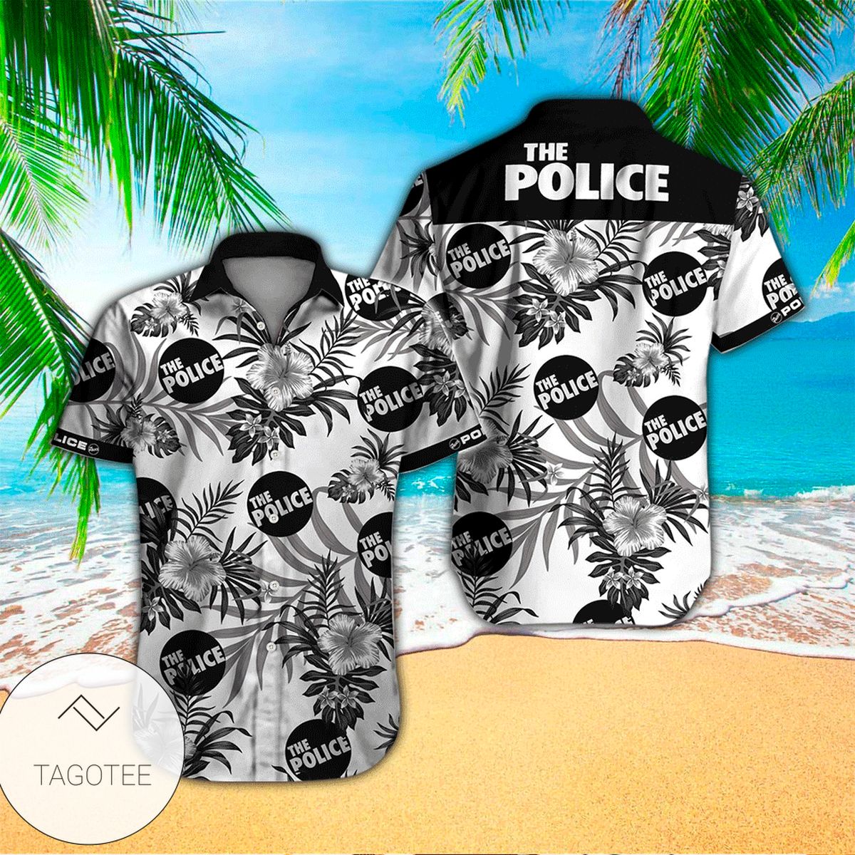 The Police Hawaiian Shirt 3d