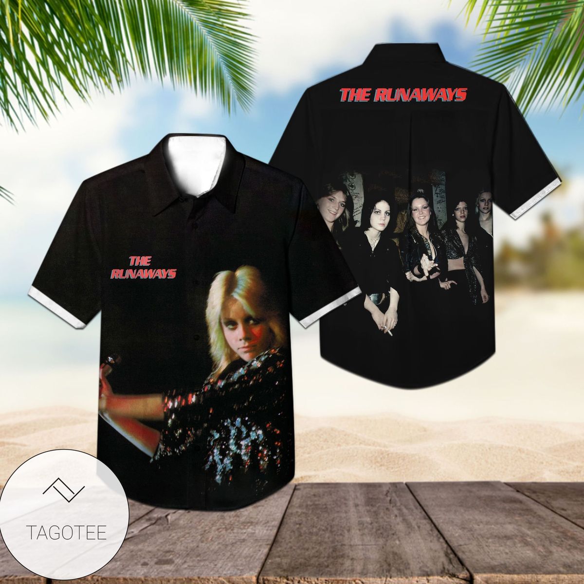 The Runaways Live At The Agora 1976 Hawaiian Shirt