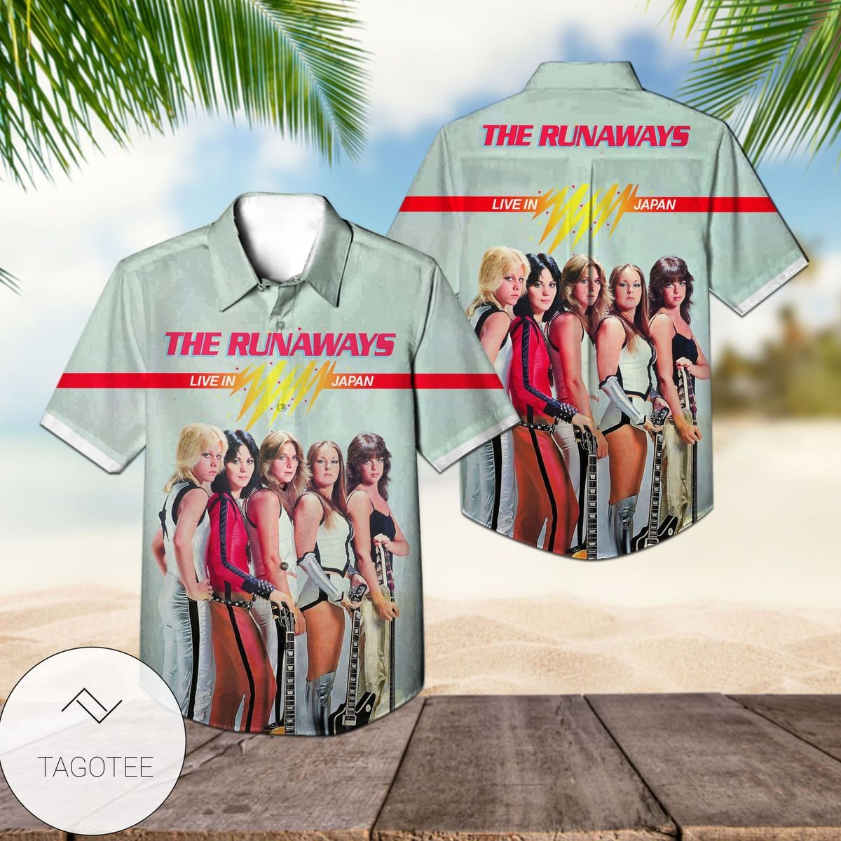 The Runaways Live At The Agora 1976 Hawaiian Shirt