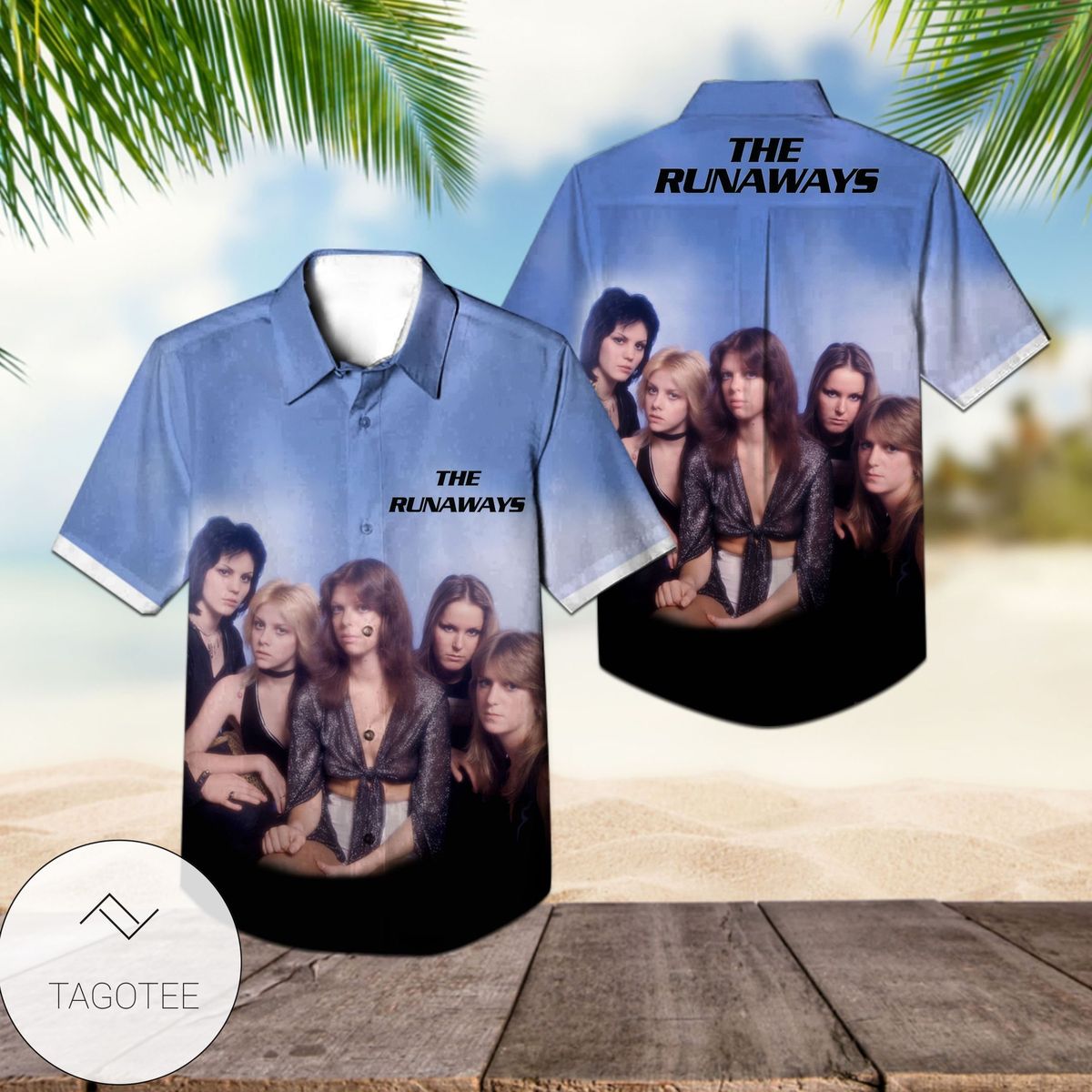 The Runaways Rock Band Photo Hawaiian Shirt