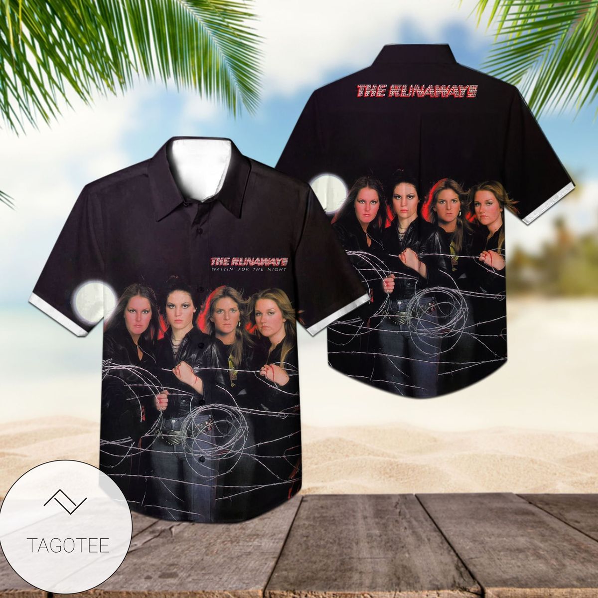 The Runaways The Mercury Albums Anthology Album Cover Hawaiian Shirt