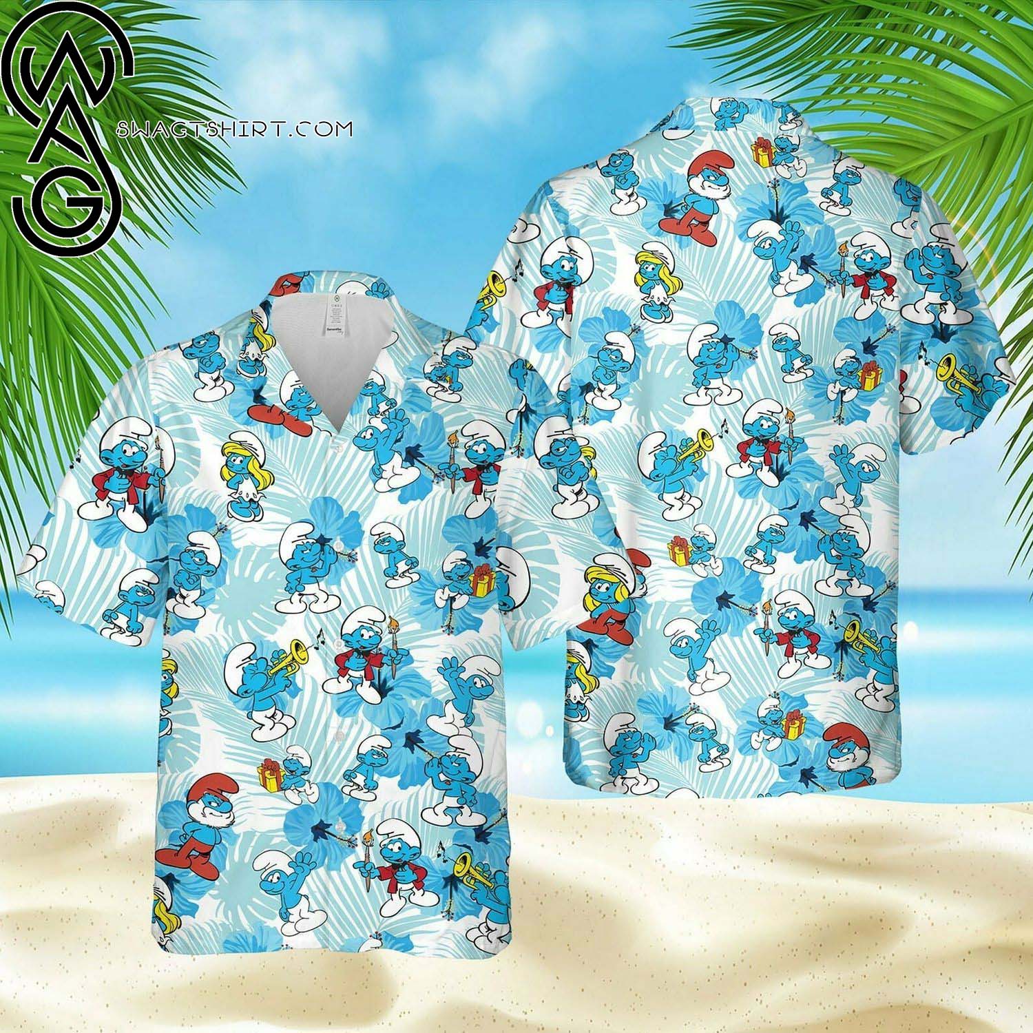 The Simpsons Simpson Family Summer Hawaiian Shirt