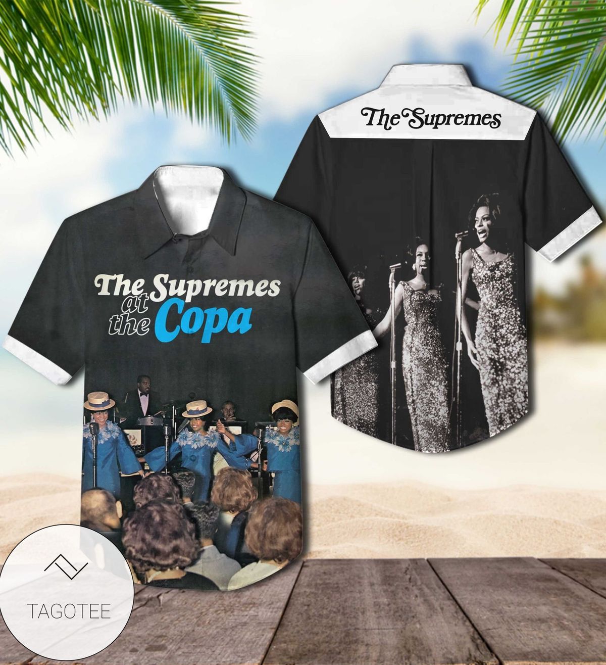 The Supremes A’ Go-go Album Cover Hawaiian Shirt