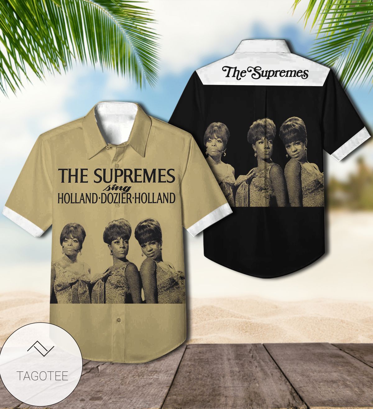 The Supremes Where Did Our Love Go Album Cover Hawaiian Shirt