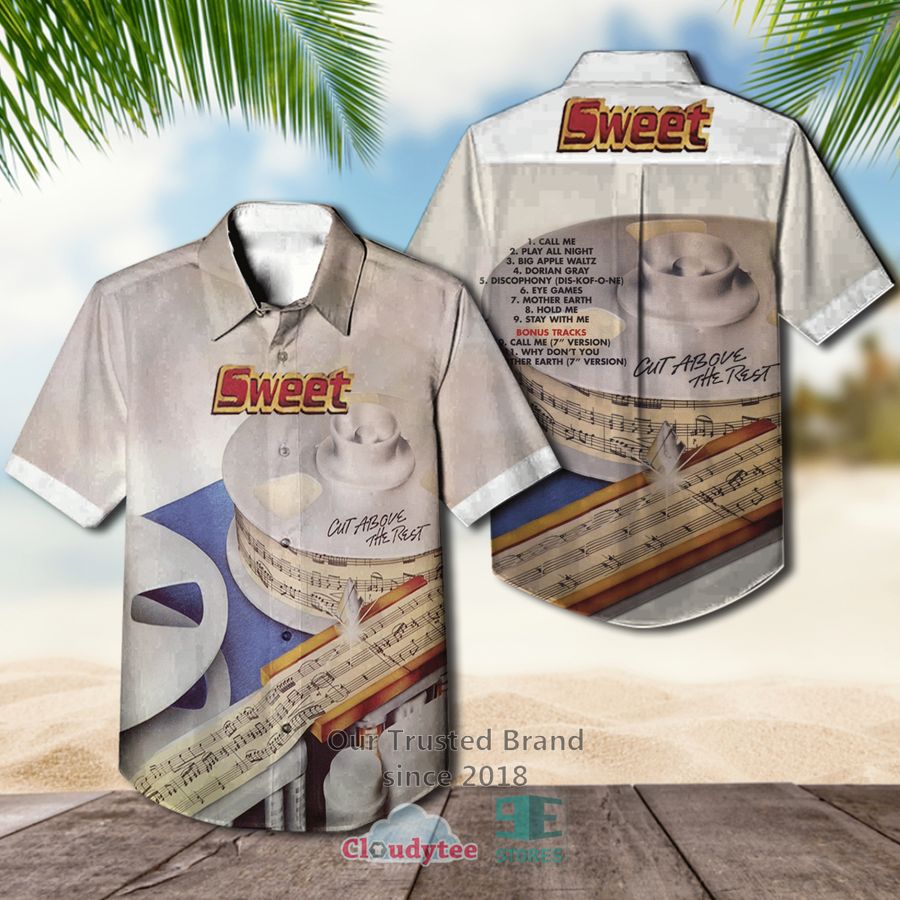 The Sweet Band Desolation Boulevard Album Hawaiian Shirt