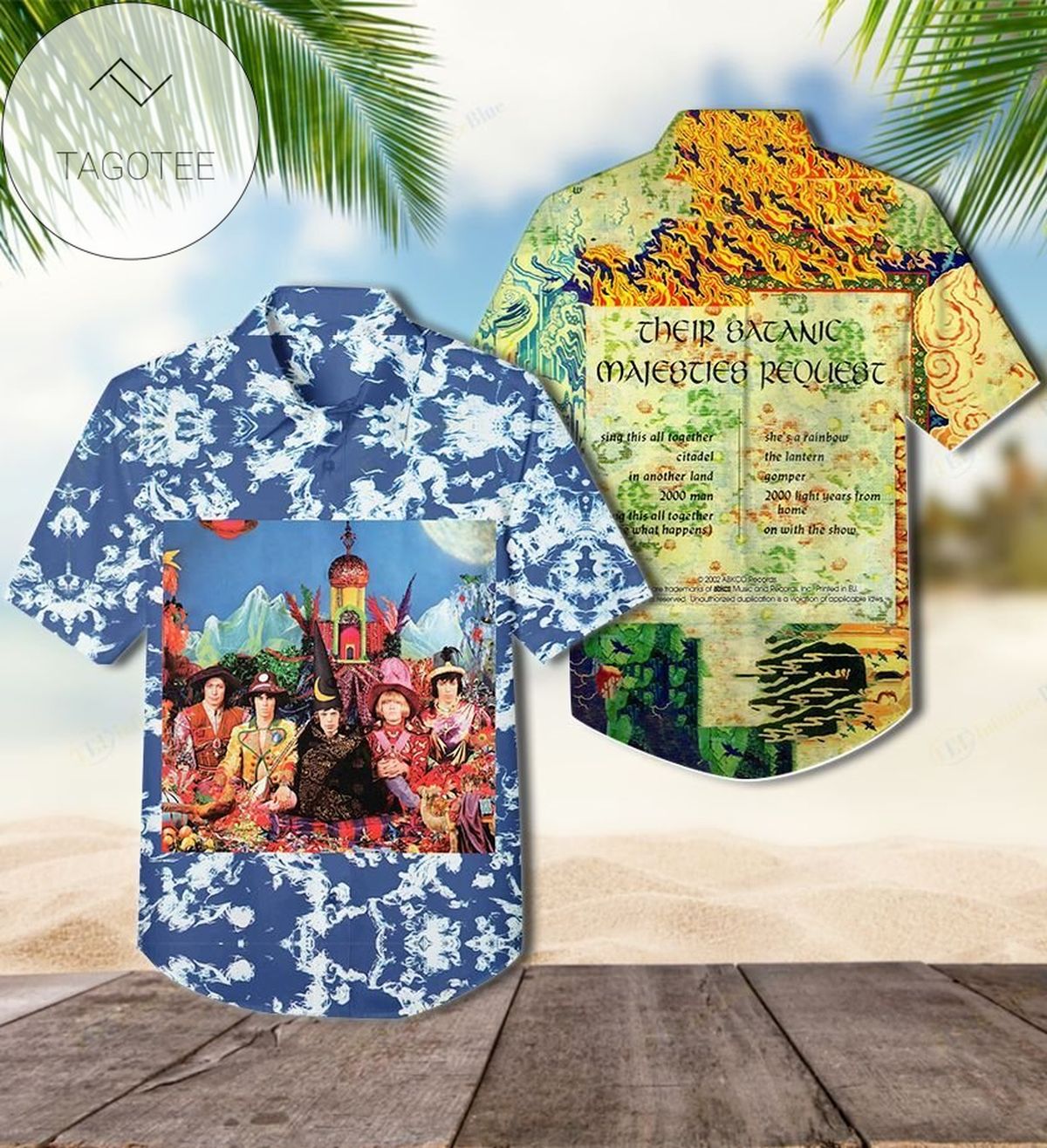 Their Satanic Majesties Request Studio Album By The Rolling Stones Hawaiian Shirt