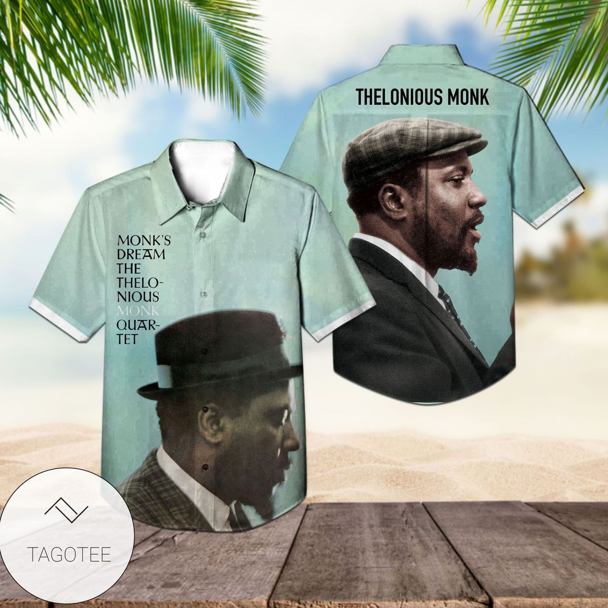 Thelonious Monk Misterioso Album Cover Hawaiian Shirt