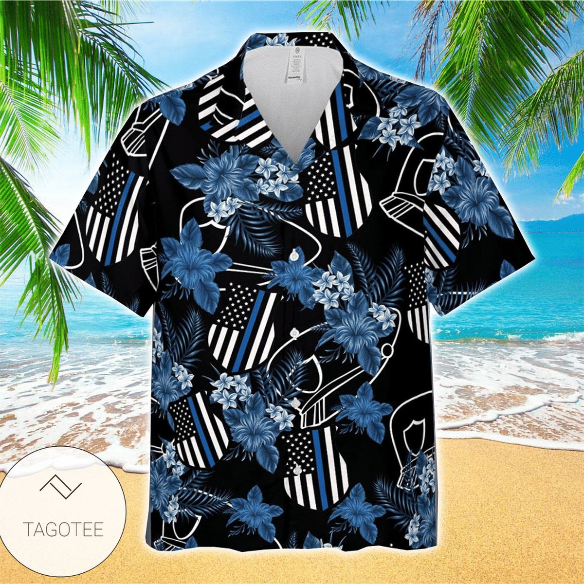 Thin Lizzy Bad Reputation Album Cover Hawaiian Shirt