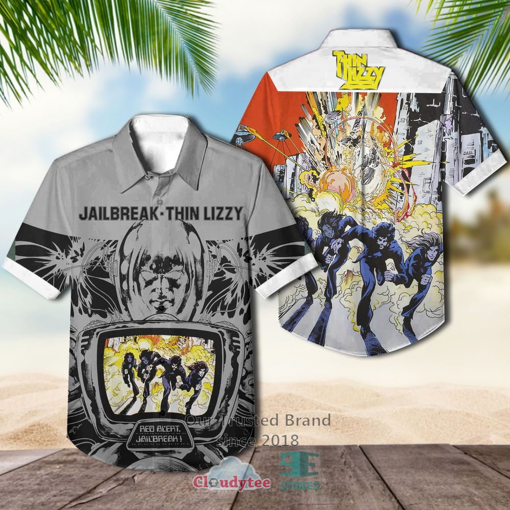 Thin Lizzy Fighting Casual Hawaiian Shirt