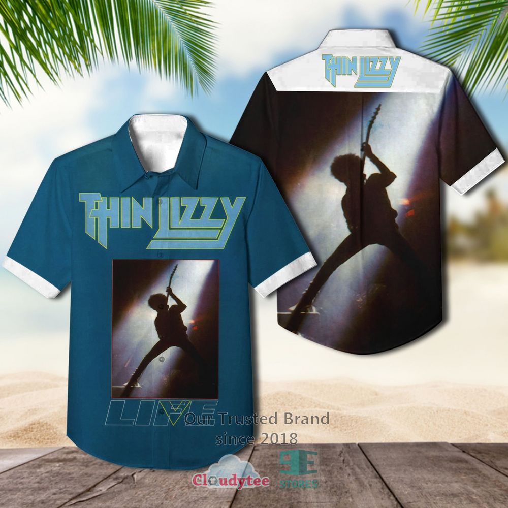 Thin Lizzy Night Life Casual Hawaiian Shirt