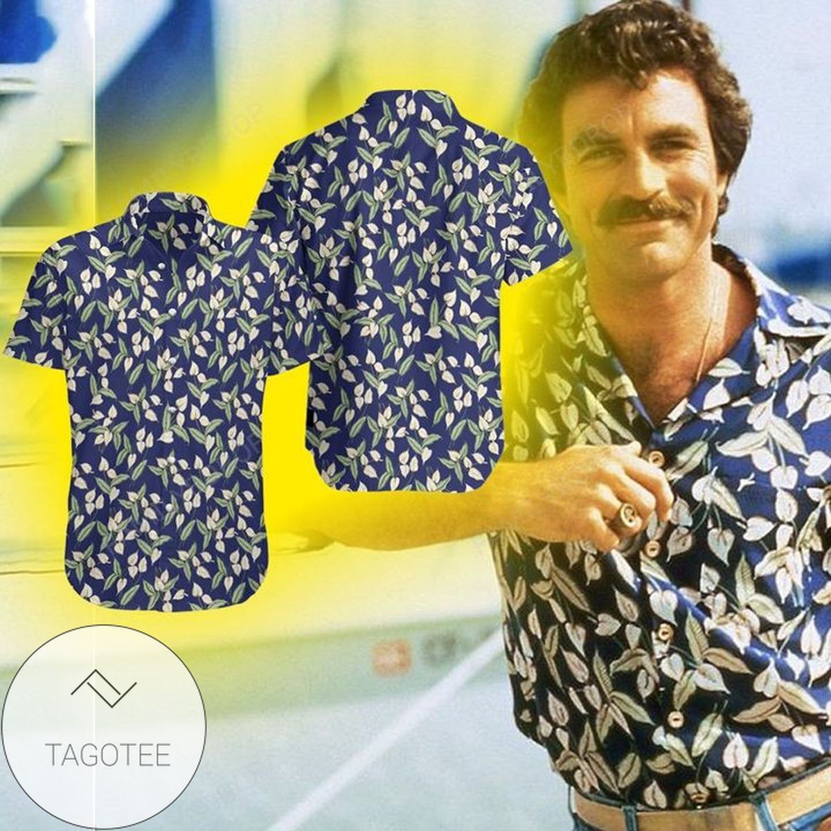 Thomas Magnum Tom Selleck In Magnum Ver 4 Summer Hawaiian Shirt