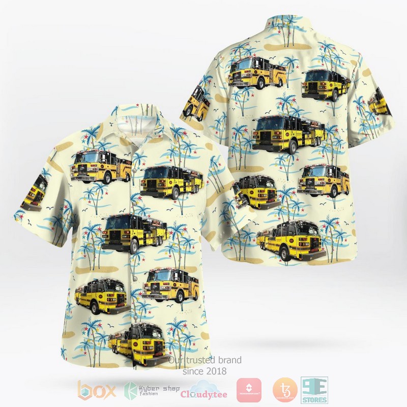 Three Rivers Ambulance Authority Fort Wayne Indiana Ambulance Hawaiian Shirt