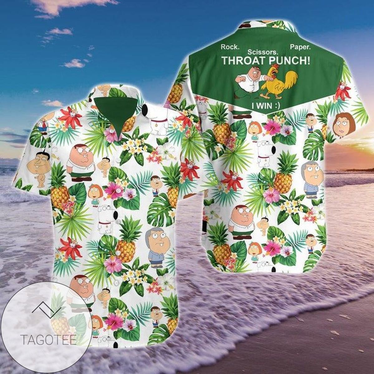 Three Running Horses Fireworks Hawaiian Shirt