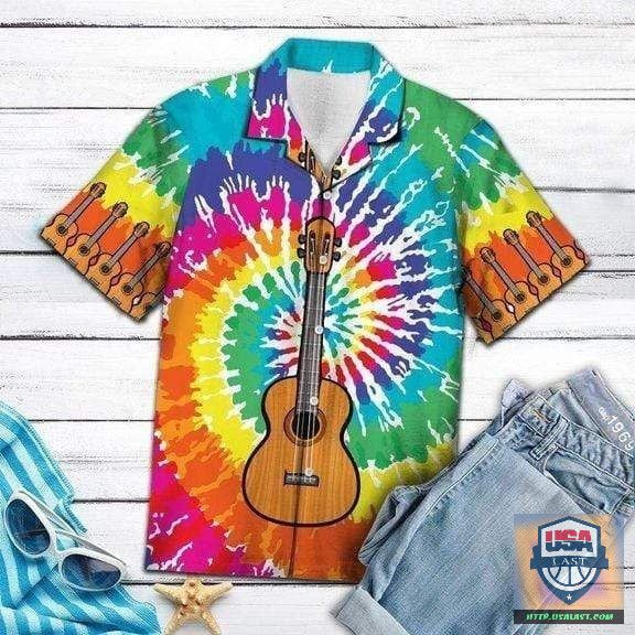 Tie Dye Guitar Humankind Be Both Hawaiian Shirt