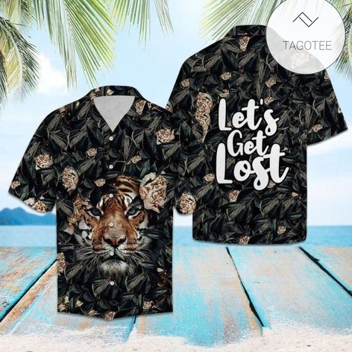 Tiger Japanese Tattoo Hawaiian Shirt