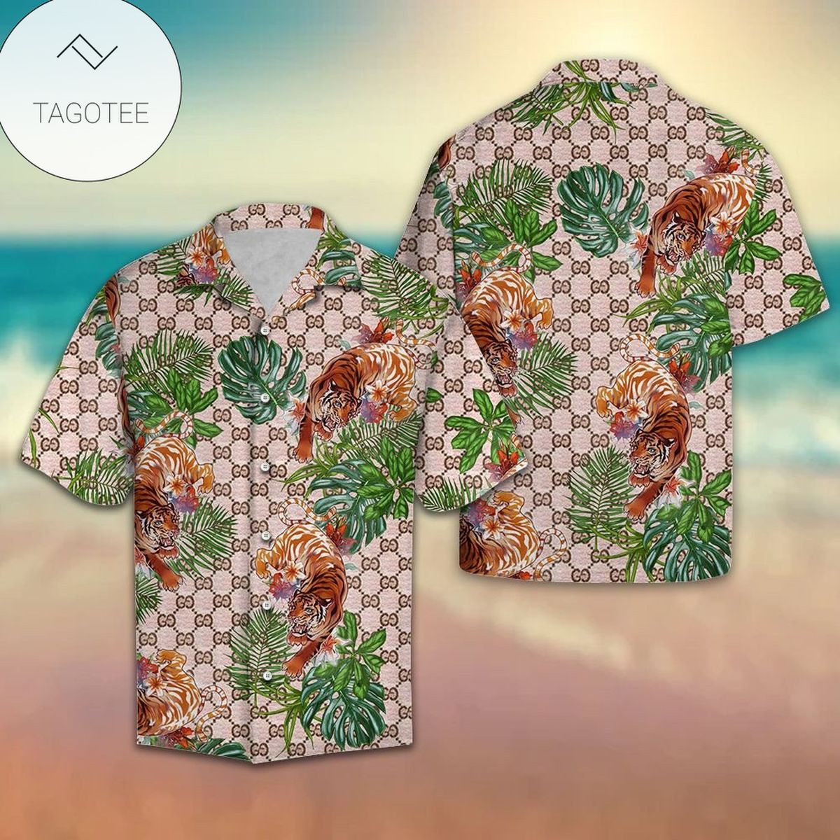 Tiger Tropical Hawaiian Shirts