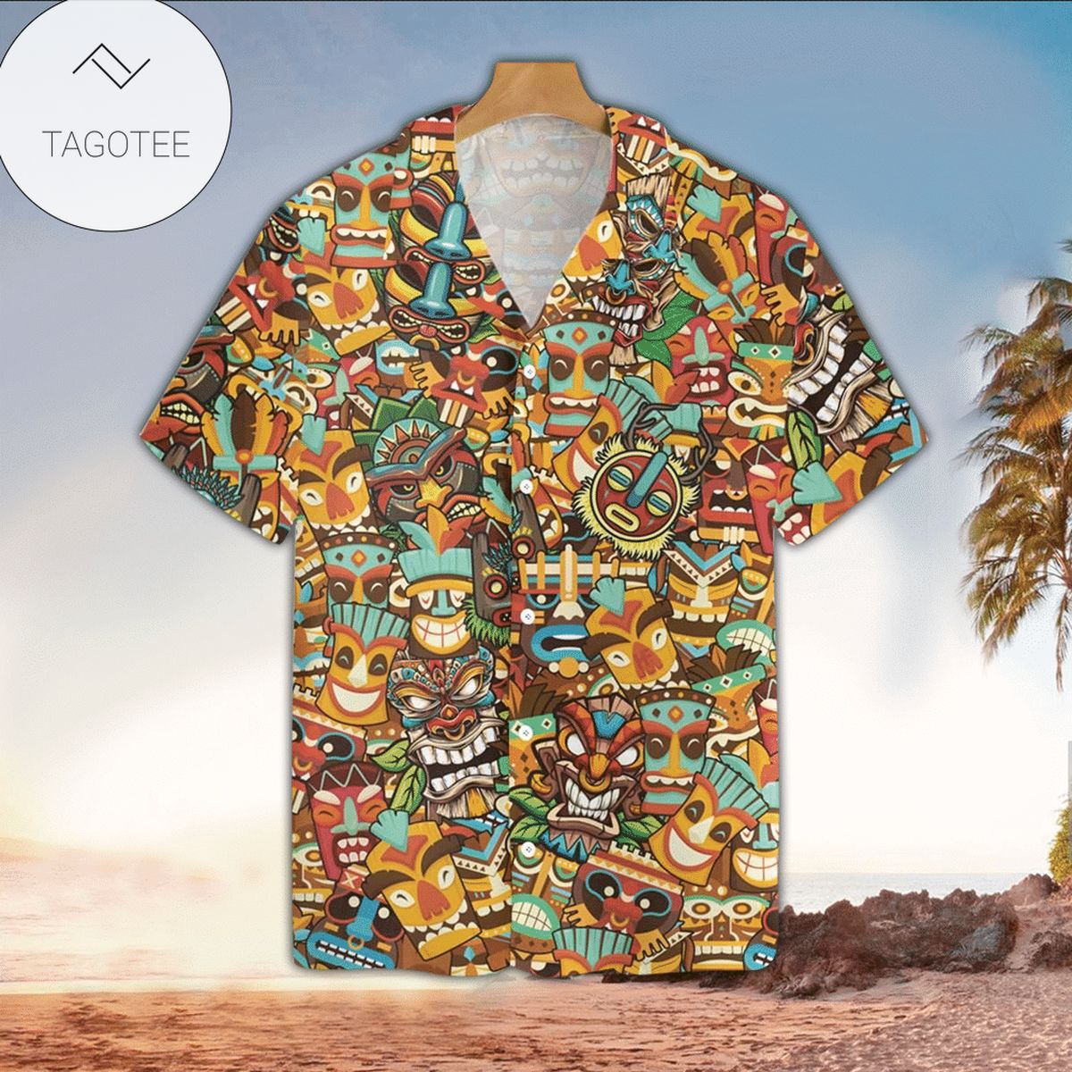 Tiki Apparel Tiki Button Up Shirt