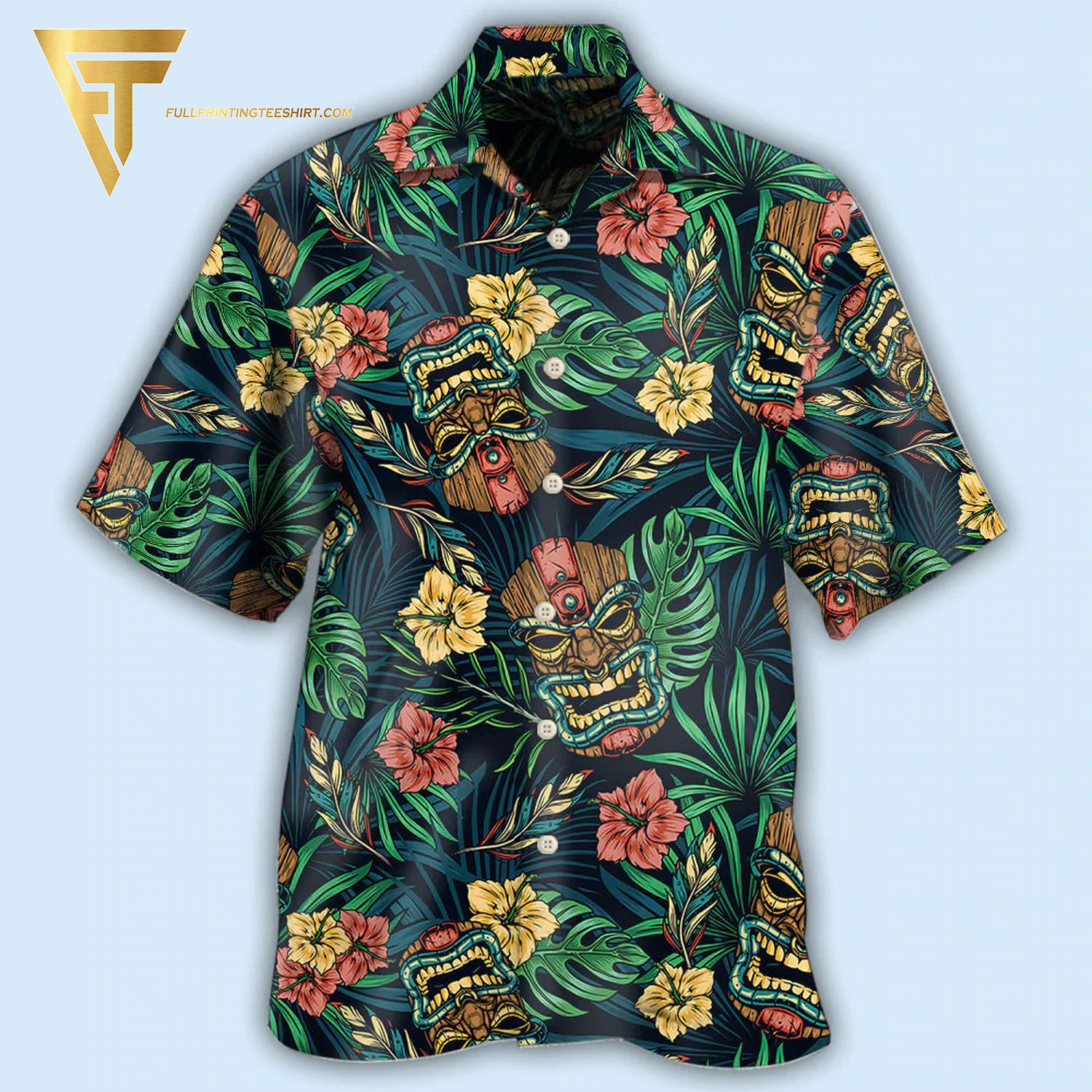 Tito’s HAndmade Vodka All Over Print Summer Combo Hawaiian Shirt And Beach Shorts