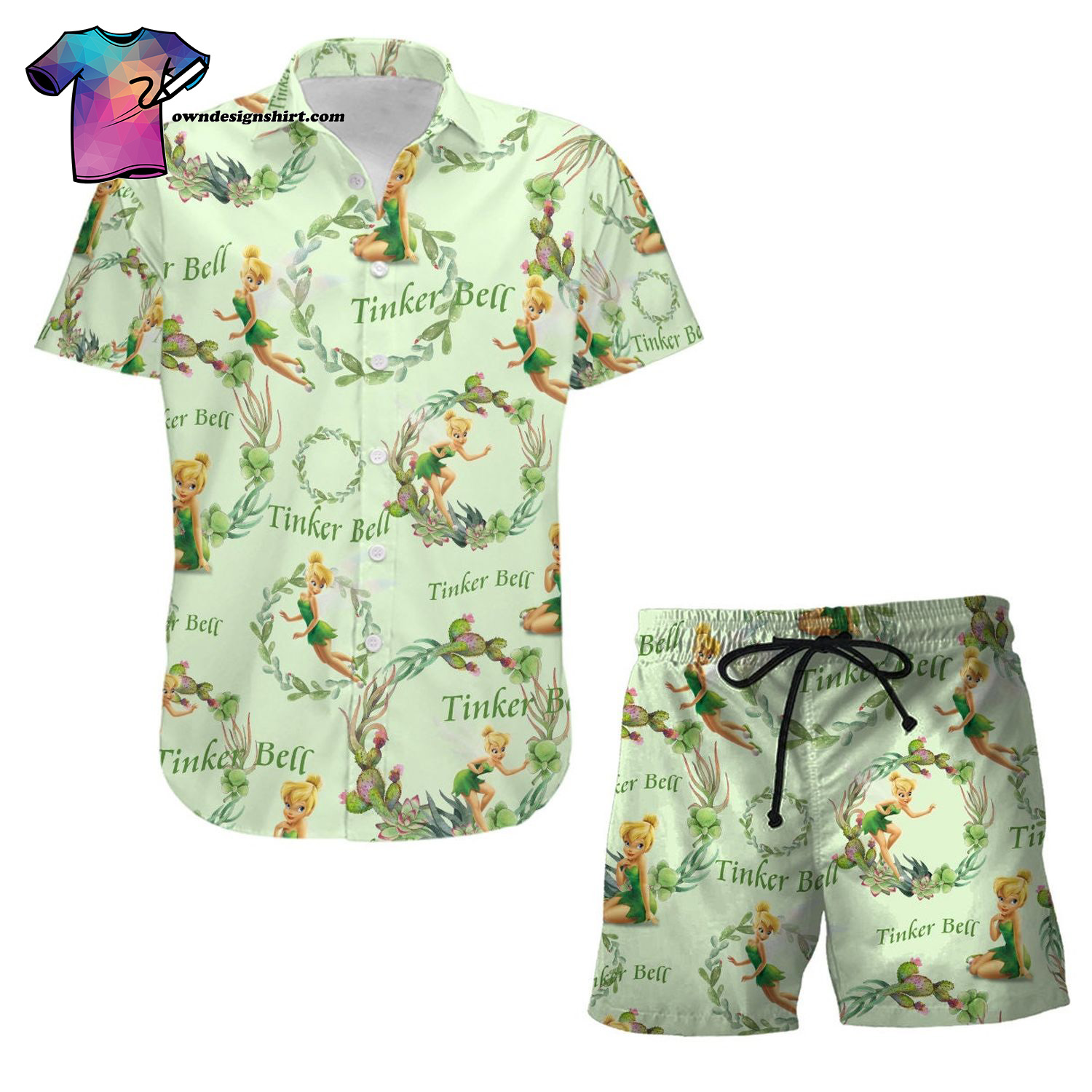 Tito’s HAndmade Vodka All Over Print Summer Combo Hawaiian Shirt And Beach Shorts