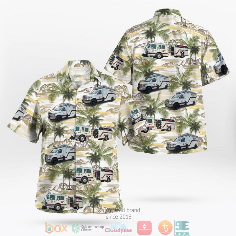 Tipton Moniteau County Missouri Mid-Mo Ambulance District Hawaiian Shirt