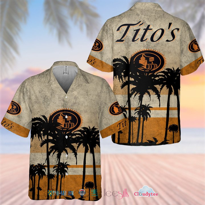 Tito’s Handmade Camo Skull Hawaiian Shirt