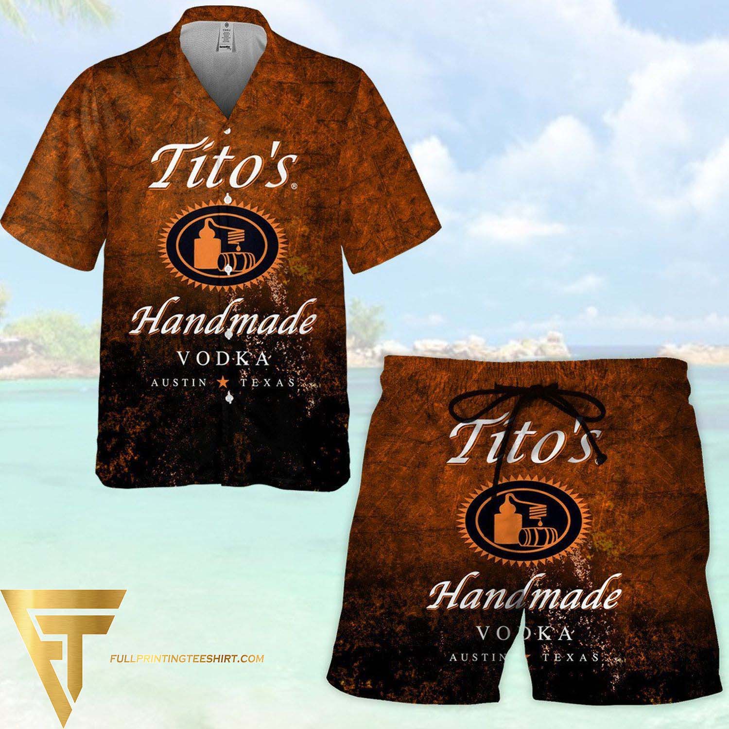 Tiki With Tropical Pattern Full Printing Hawaiian Shirt